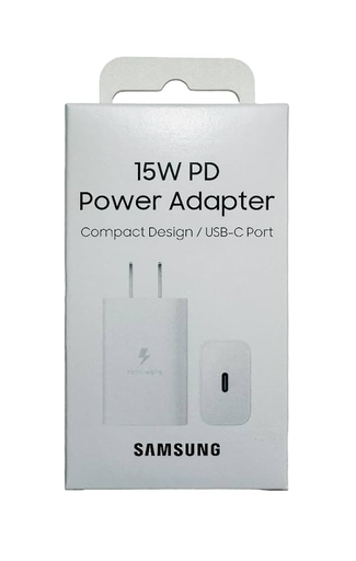 SAMSUNG 15W PD POWER ADAPTER USB-C WHITE