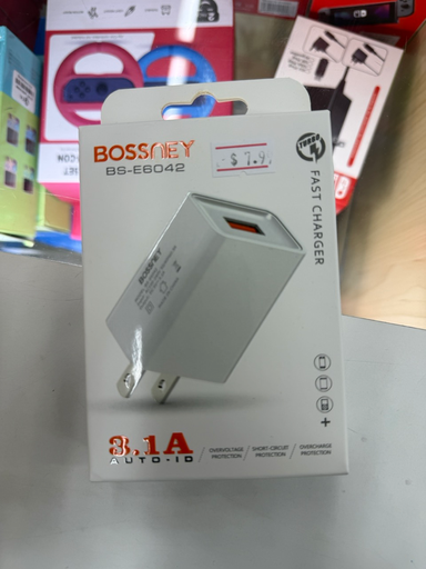BOSSNEY FAST CHARGER ADAPTER 3.1A BS-E6042