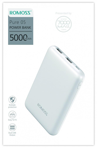 ROMOSS BATERIA PORTATIL 5000MAH PURE 05